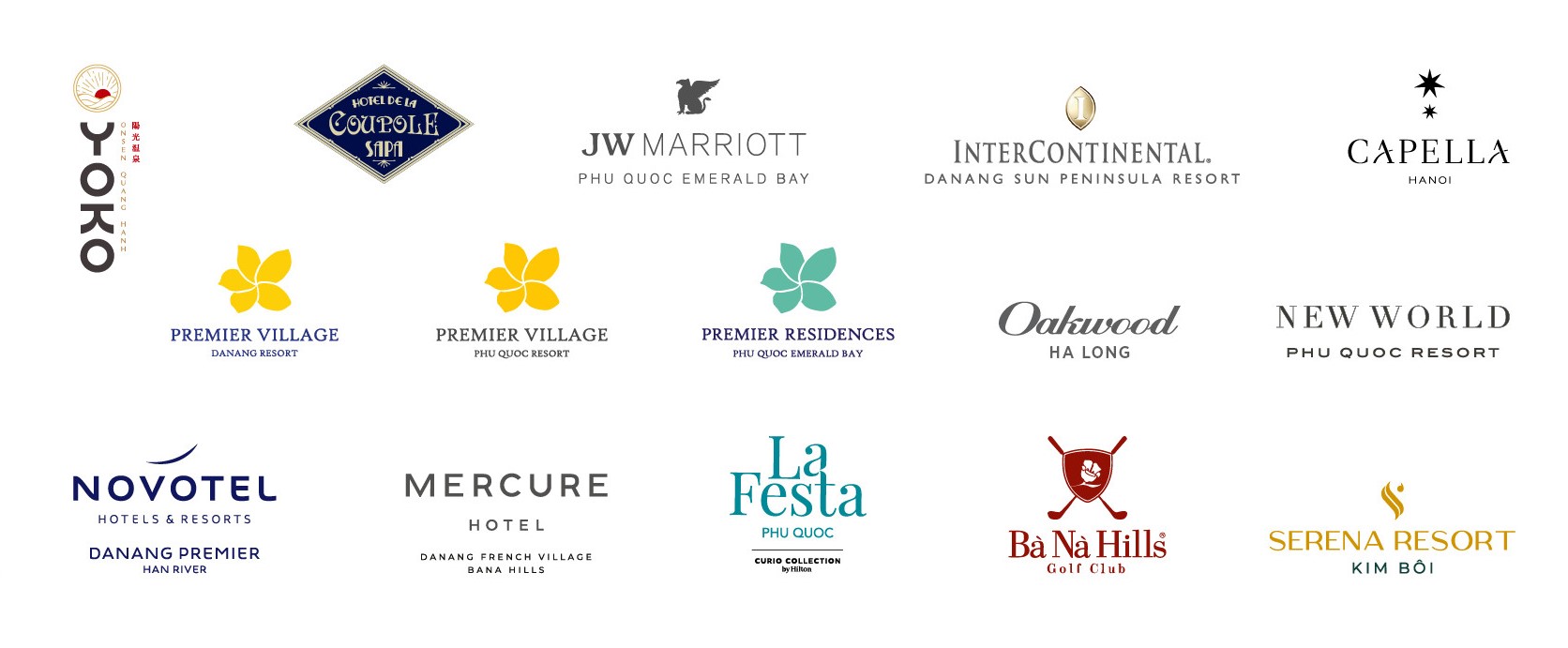 cac thuong hieu cua sun hospitality group