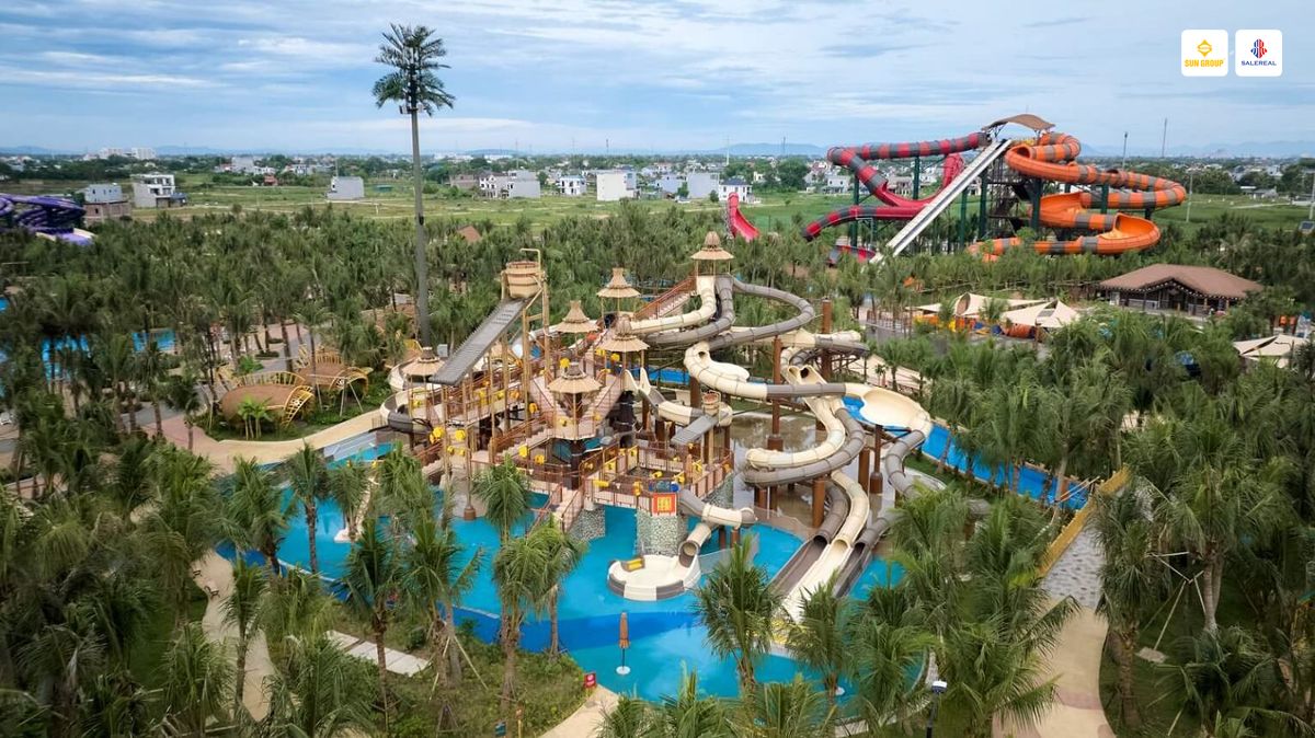 hinh anh duong truot nuoc sun world ha nam