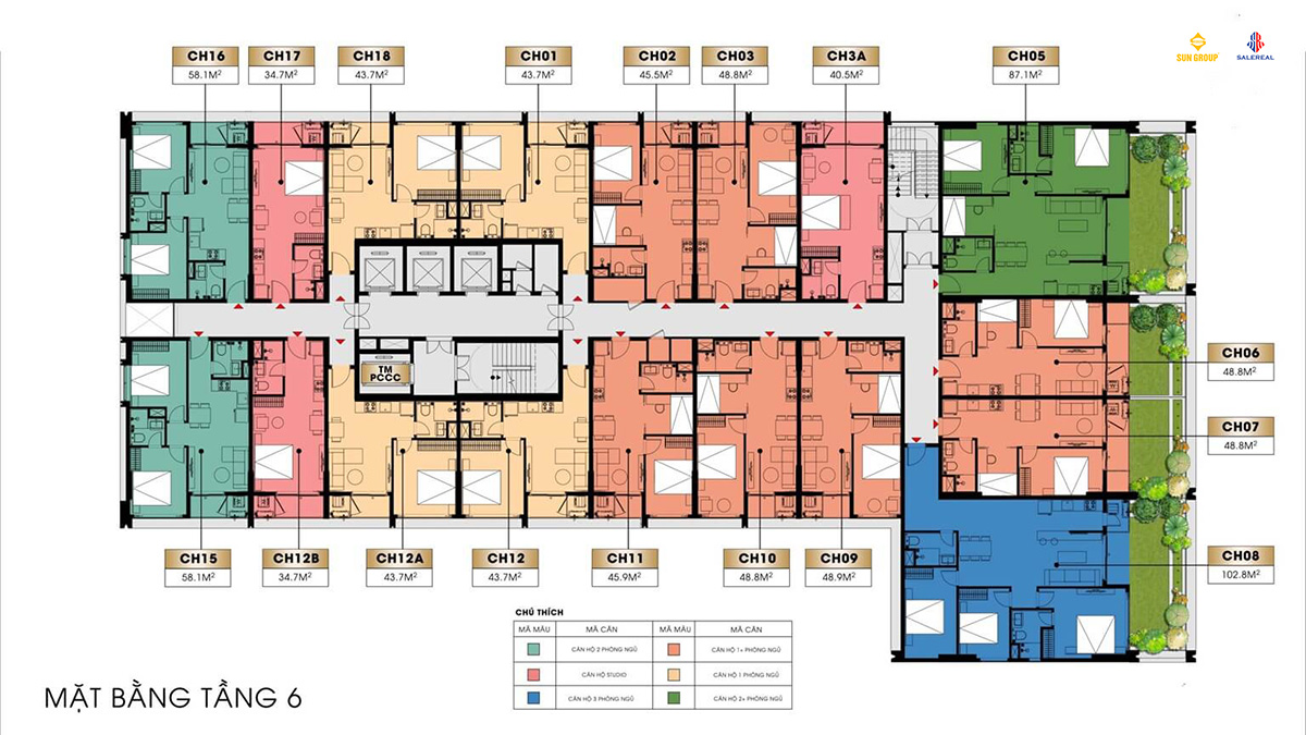 mat bang sun solar residence