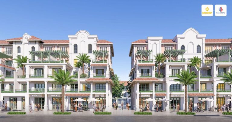 phoi canh nha pho thuong mai sunneva island