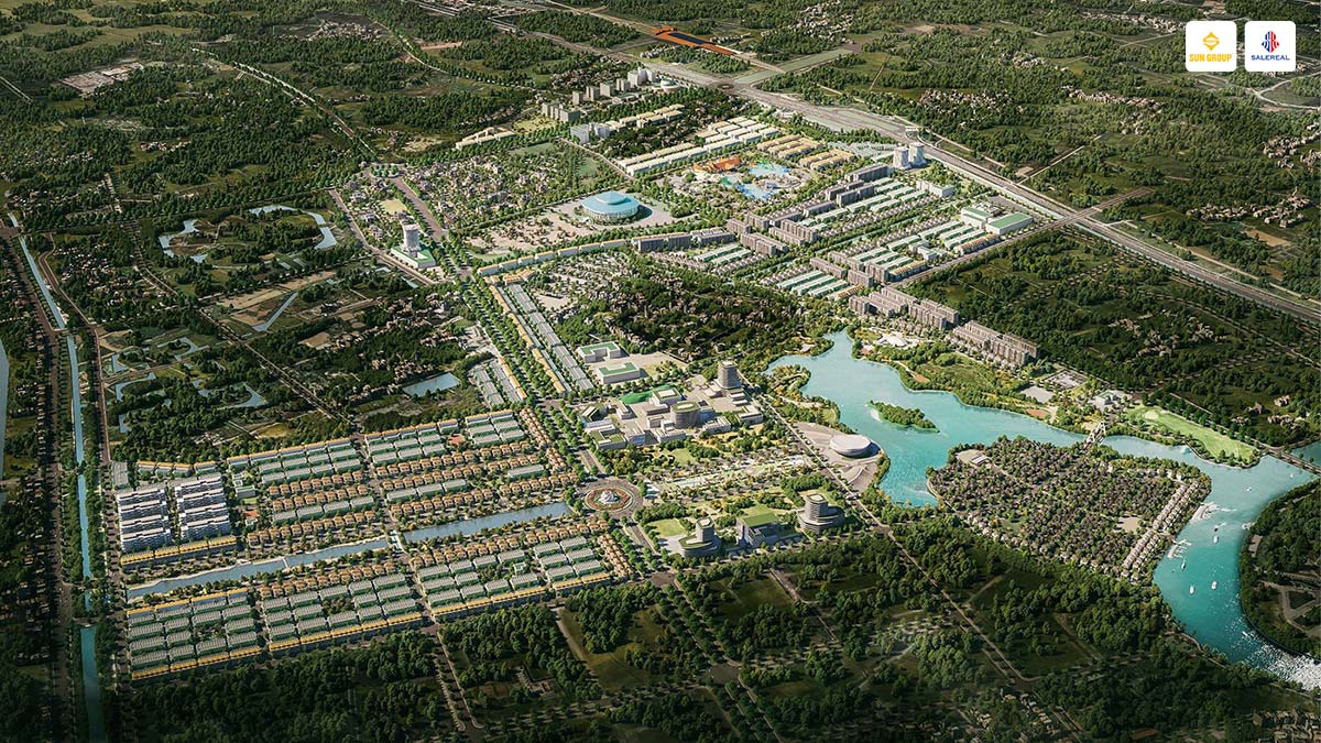 phoi canh sun urban city