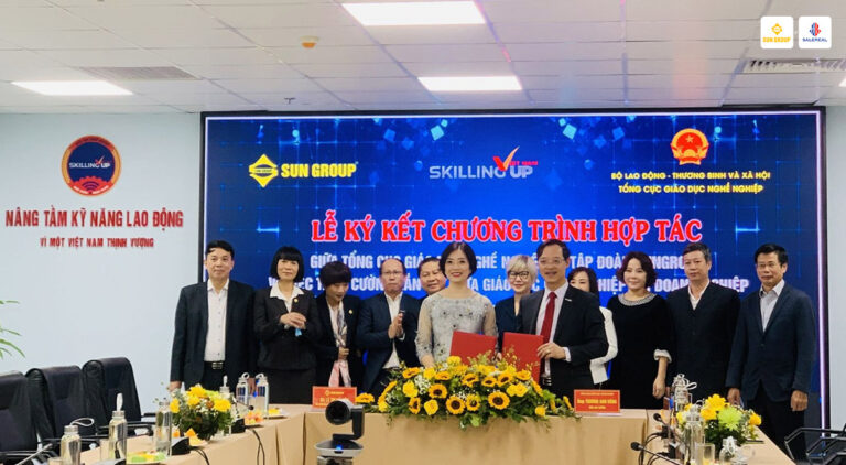 sun group hop tac dao tao nhan luc