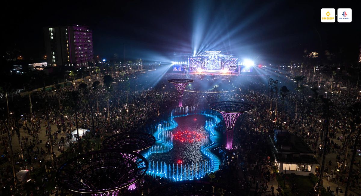 thuc te quang truong bien sun world sam son