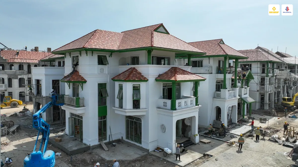 tien do day biet thu kim ngan sun urban ha nam