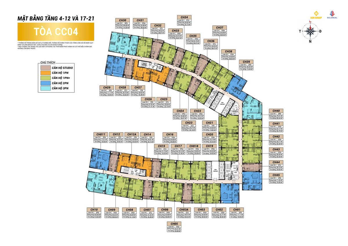 mat bang toa can ho charmora city
